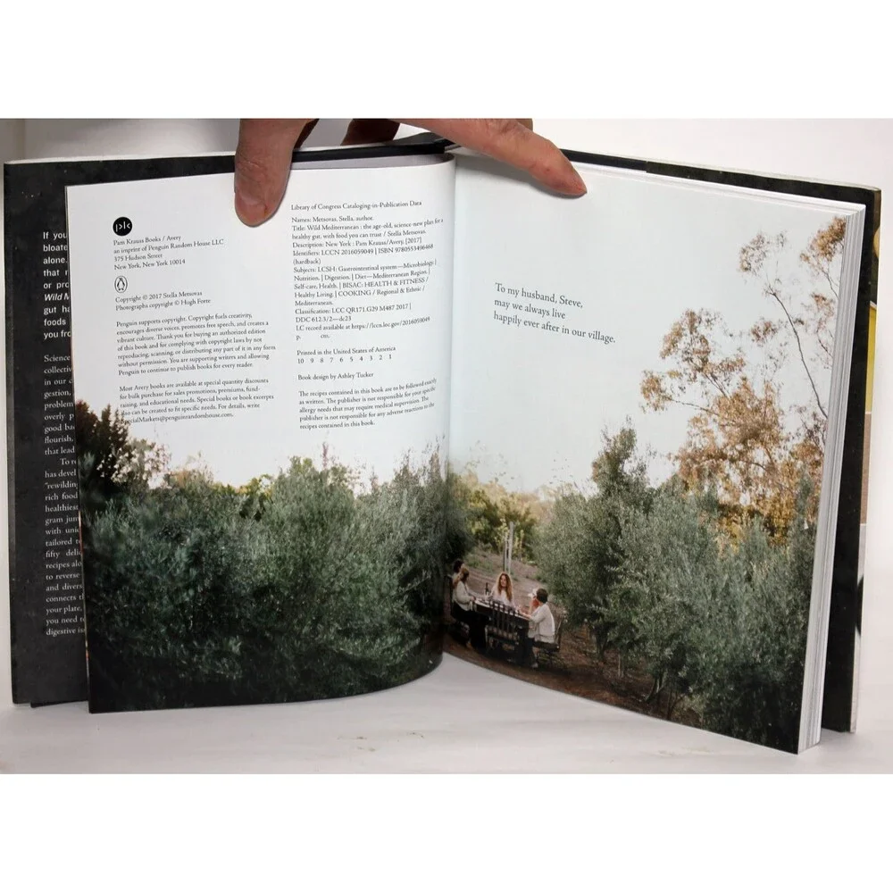 WILD MEDITERRANEAN New Plan for Healthy Gut, Stella Metsovas 2017 HC/DJ Cookbook